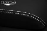 WHITE STITCHING TOP-GRAIN LEATHER ARMREST LID COVER FITS VOLVO V50 04-08
