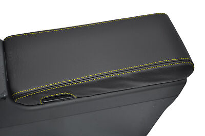 FITS MERCEDES SLK R170 96-2004 ARMREST COVER yellow stitch CUSTOM NEW MADE IN UK