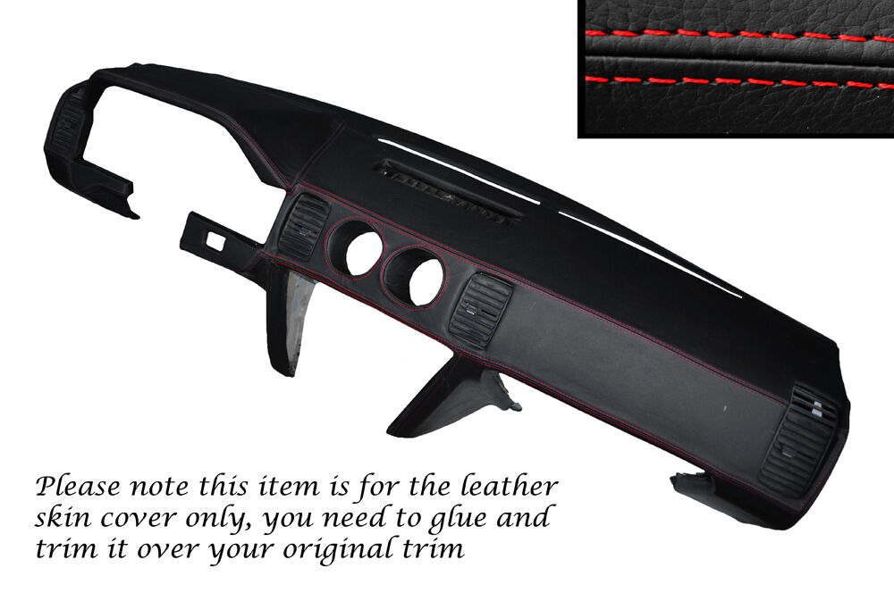RED STITCH DASH DASHBOARD LEATHER COVER FITS NISSAN 300ZX Z31 1984-1989