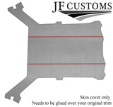 RED STITCH L GREY LUXE SUEDE HEADLINER COVER FOR BMW E30 81-92 COUPE CUSTOM NEW