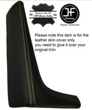 YELLOW STITCH CONSOLE TRIM LEATHER COVER FITS TOYOTA SUPRA MK4 1993-2002 STYLE 2