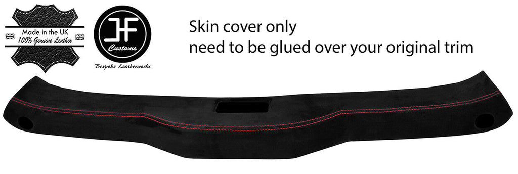 RED  STITCH FRONT TOP ROOF PANEL REAL SUEDE COVER FITS HONDA CRX DEL SOL 92-97