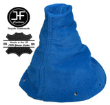 BLUE SUEDE FITS AUDI TT MK1 1998-2006 MANUAL GEAR GAITER SHIFT BOOT CUSTOM NEW