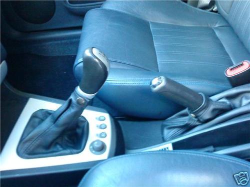 FITS ALFA ROMEO 156 REAL BLACK QUALITY GEAR + HANDBRAKE SET CUSTOM NEW