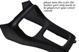 BLACK STITCH FITS HONDA CIVIC &TYPE R EK4 95-01 GEAR SURROUND LEATHER COVER ONLY