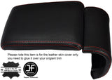 RED STITCHING LEATHER ARMREST COVER FITS ALFA ROMEO GIULIETTA 2010-2016