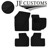D GREY DIAMOND STITCH VINYL 4XTAILORED FLOOR CARPET FOR SUZUKI SWIFT 05-10 JF1