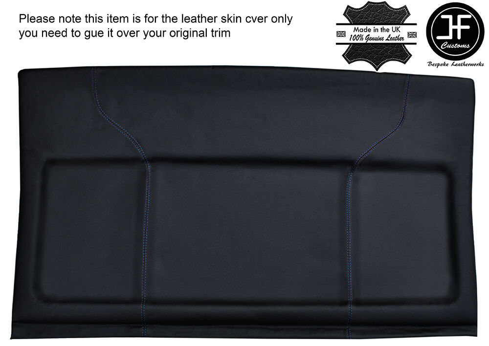 BLUE STITCH PARCEL SHELF LEATHER COVER FITS VW GOLF MK2 II JETTA 83-92