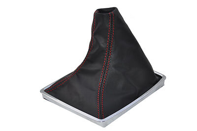 FITS MERCEDES SLK 2004+ MANUAL GEAR GAITER red stitch CUSTOM NEW MADE IN UK