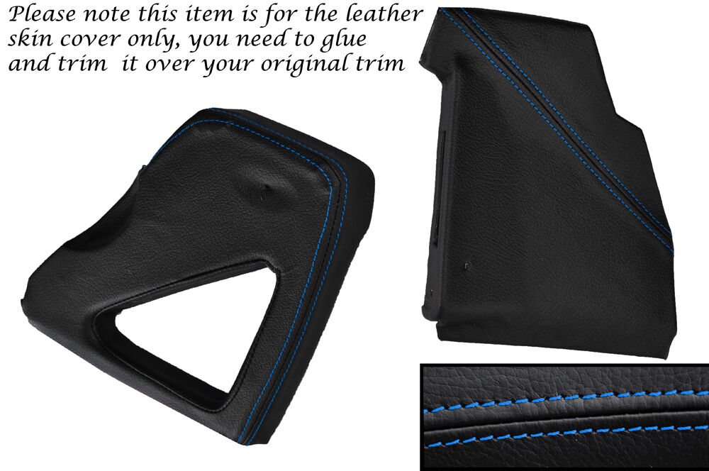 BLUE STITCH DASHBOARD SIDE TRIM COVERS FITS LAND ROVER DEFENDER 90 110 83-06