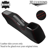 RED STITCH LEATHER CENTRE CONSOLE TRIM COVER FOR TOYOTA MR2 MK3 ROADSTER 00-05