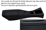 blue stitch FITS MAZDA MX5 MK2 MIATA 01-05 CENTRE CONSOLE & ARMREST LTHR COVERS