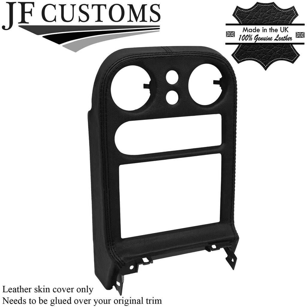 BLACK STITCH LEATHER RADIO SURROUND COVER FITS MAZDA MX5 MK1 MIATA 94-97