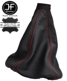 RED STITCHING FITS ALFA ROMEO 164 1988-1997 GEAR GAITER REAL LEATHER CUSTOM NEW