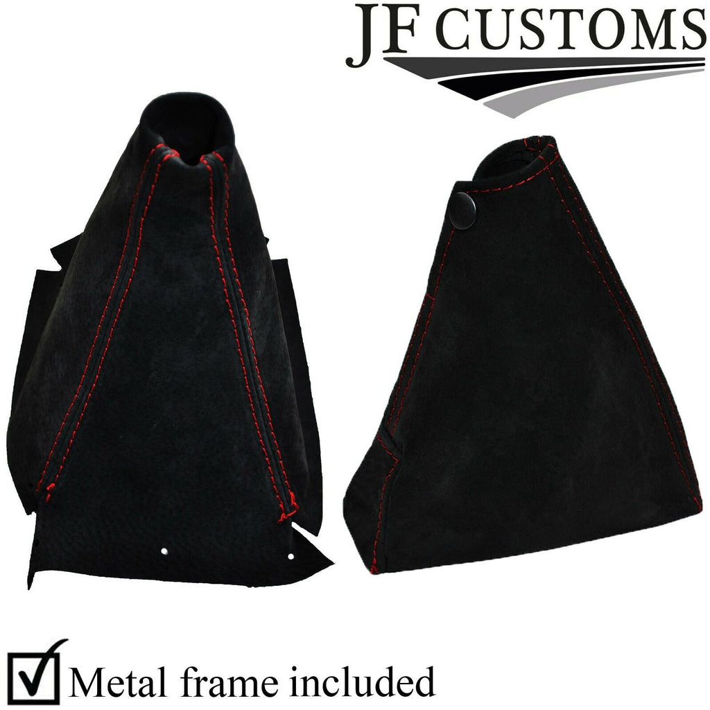 RED STITCH FOR NISSAN SKYLINE R33 GTS GTR GTST 1993-1998 SUEDE GEAR HANDBRAKE