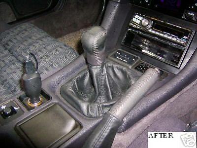 FITS MITSUBISHI GTO OR FTO OR ECLIPSE GEAR/HANDBRAKE GAITER CUSTOM NEW