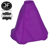 PURPLE LEATHER MANUAL GEAR GAITER SHIFT BOOT FITS CITROEN C2 2003-2009