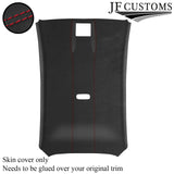 RED STITCH D GREY LUXE SUEDE HEADLINER COVER FITS FORD FIESTA MK7 13-17