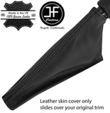 BLACK STITCH REAL LEATHER HANDBRAKE GAITER COVER FOR SUZUKI CAPPUCCINO 91-98