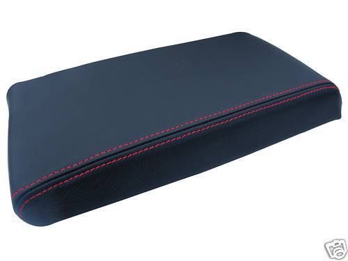 FITS ALFA ROMEO 166 ARMREST LID COVER  LEATHER RED ST CUSTOM NEW MADE IN UK