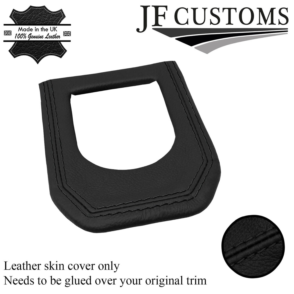 BLACK STITCH AUTO GEAR BEZEL TRIM COVER FOR LAND ROVER DISCOVERY 4 09-16
