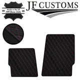 PINK DIAMOND STITCH VINYL 2X TAILORED FLOOR MAT CARPETS FOR LOTUS EXIGE 15-19
