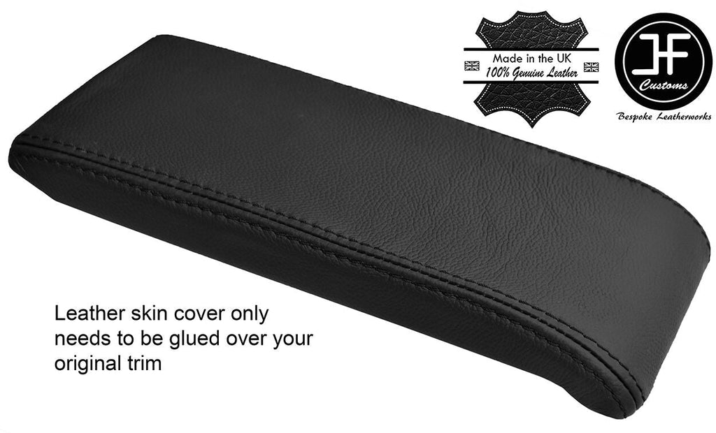 BLACK REAL LEATHER ARMREST LID COVER FITS VW BEETLE 2011-2017 CUSTOM NEW