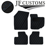 L BLUE DIAMOND STITCH VINYL 4XTAILORED FLOOR CARPET FOR SUZUKI SWIFT 05-10 JF1