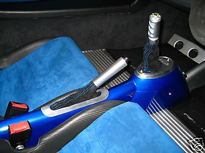 FITS LOTUS ELISE BLACK SUEDE GEAR&HANDBRAK GAITER SHIFT BOOT CUSTOM NEW
