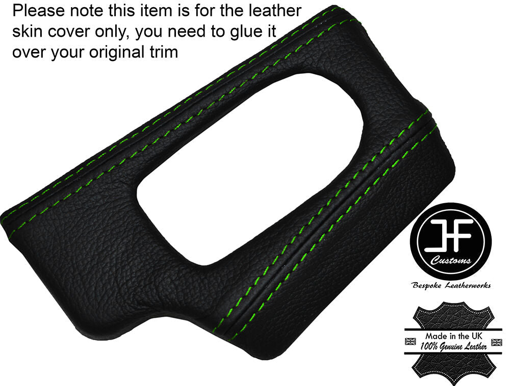 GREEN STICH DASH DASHBOARD HEADLIGHT SWITCH TRIM SKIN COVER FITS BMW Z4 E85 E86