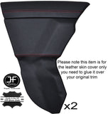 RED STITCH 2X CONSOLE HEATER SIDE TRIM COVERS FITS RANGE ROVER VOGUE L322
