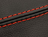 RED STITCHING SPEEDO SURROUND TRIM LEATHER COVER FITS TOYOTA YARIS 2012-2016