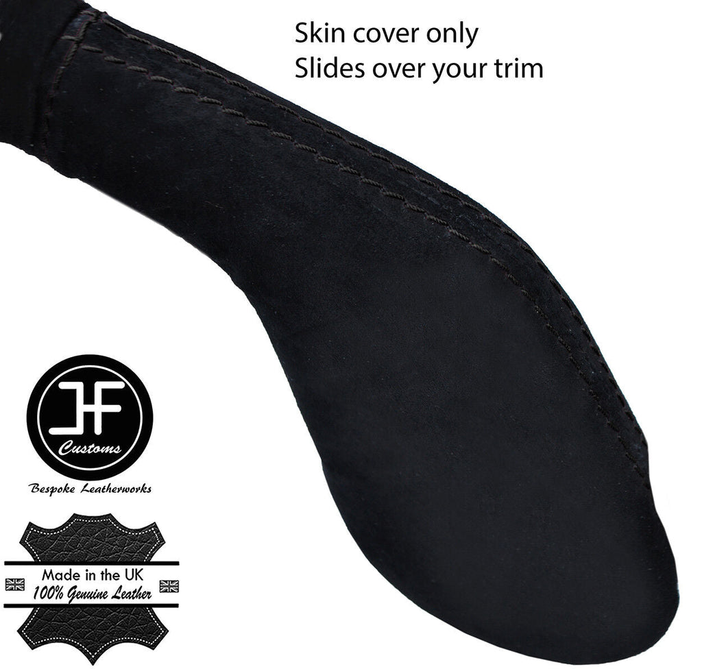 BLACK STITCHING REAL SUEDE HANDBRAKE GAITER FITS MAZDA RX7 FC3S 1986-1991