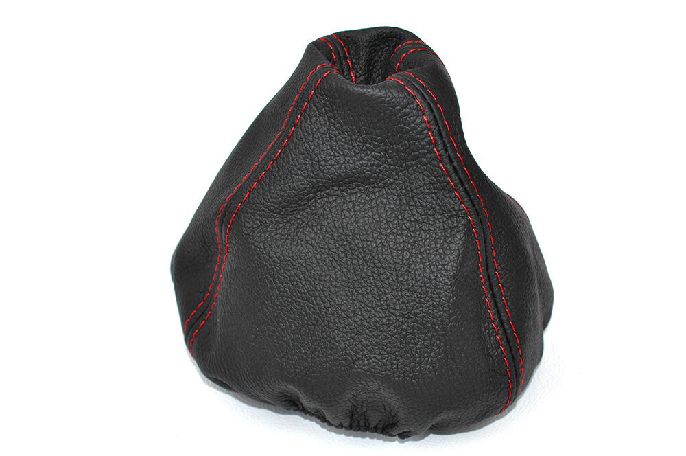 RED STITCHING LEATHER GEAR GAITER FITS VW PASSAT B3 B4 1988-1997 CUSTOM NEW