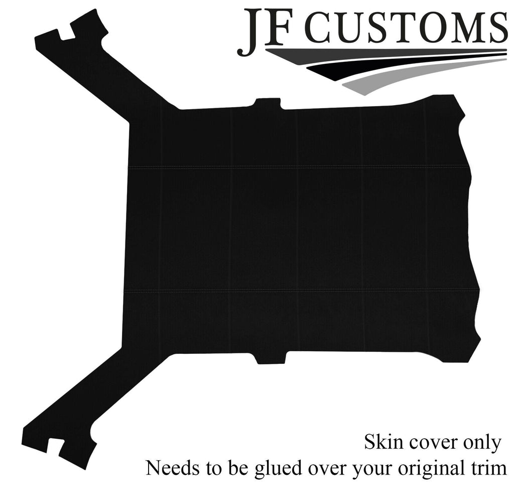 BLACK STITCH LUXE SUEDE HEADLINER COVER FOR BMW E30 81-92 COUPE CUSTOM NEW