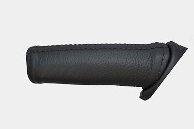 black stitch FITS MITSUBISHI GTO 3000 GT 90-01 LEATHER HANDBRAKE HANDLE COVER