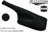 BLACK STITCHING LEATHER HANDBRAKE GAITER FITS AUSTIN ALLEGRO VANDEN 1973-1982