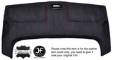 RED STITCH STORAGE ROOF HEADLINING LUXE SUEDE COVER FITS VW CADDY MK3 05-15