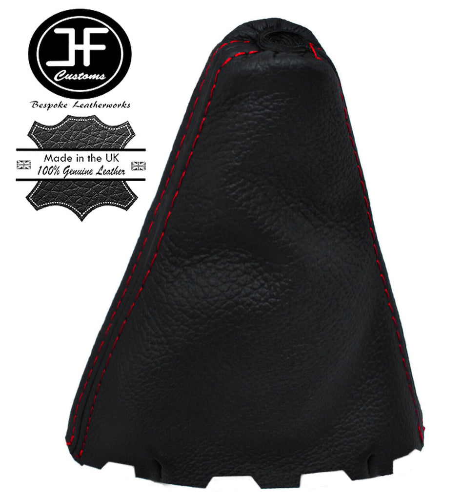 RED STITCH REAL LEATHER MANUAL GEAR GAITER FITS TOYOTA URBAN CRUISER 08-2014