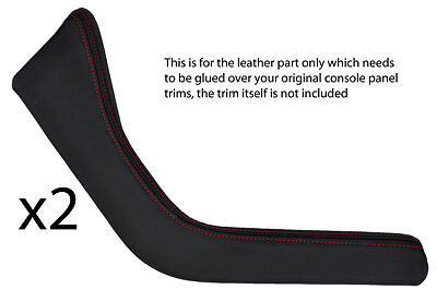 red stitch FITS BMW Z3 95-03 2X TRIM PANELS LEATHER COVERS ONLY GLUE NEEDED