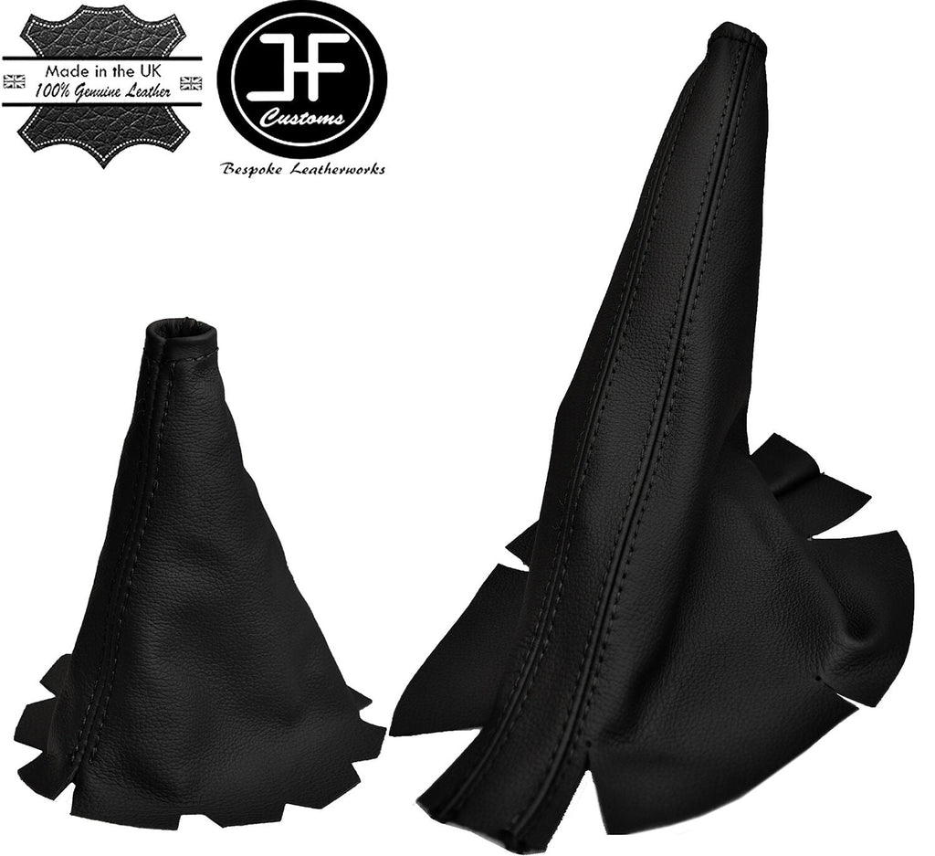 BLACK STITCH LEATHER AUTO AUTOMATIC GEAR & HANDBRAKE GAITER FITS GMC ENVOY 02-09