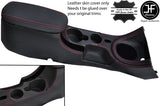 RED STITCH CONSOLE + ARMREST + BEZEL COVERS FITS FORD MUSTANG 1999-2004