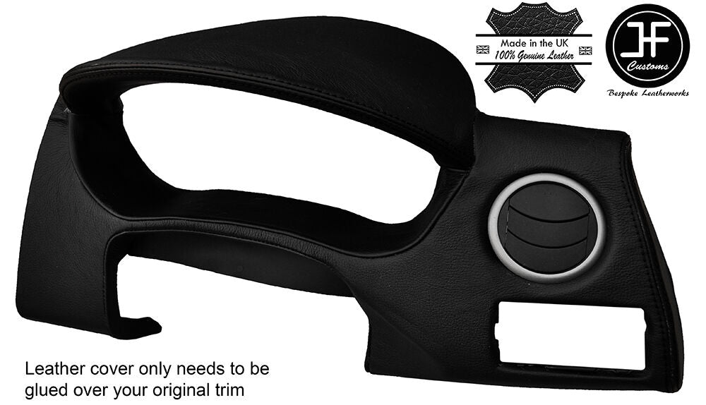 BLACK STITCH INSTRUMENT CLUSTER HOOD LEATHER COVER FITS SUZUKI SWIFT 2005-2009