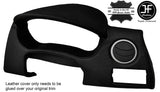 BLACK STITCH INSTRUMENT CLUSTER HOOD LEATHER COVER FITS SUZUKI SWIFT 2005-2009