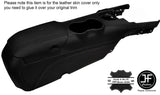 BLACK STITCH CENTRE CONSOLE ARMREST LTHR COVERS FITS FORD MUSTANG 15-17 STYLE 2
