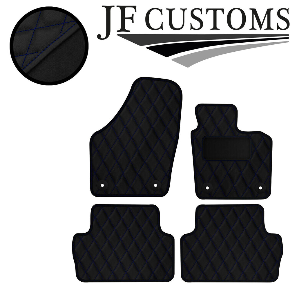 D BLUE DIAMOND VINYL 4X TAILORED FLOOR CARPET FOR SEAT ALHAMBRA MK2 10-20 JF1