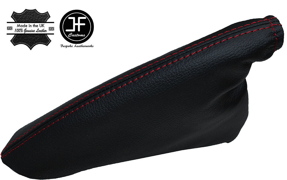 RED STITCH LEATHER HANDBRAKE GAITER VINYL REPLACEMENT FITS FORD KA 2009-2015