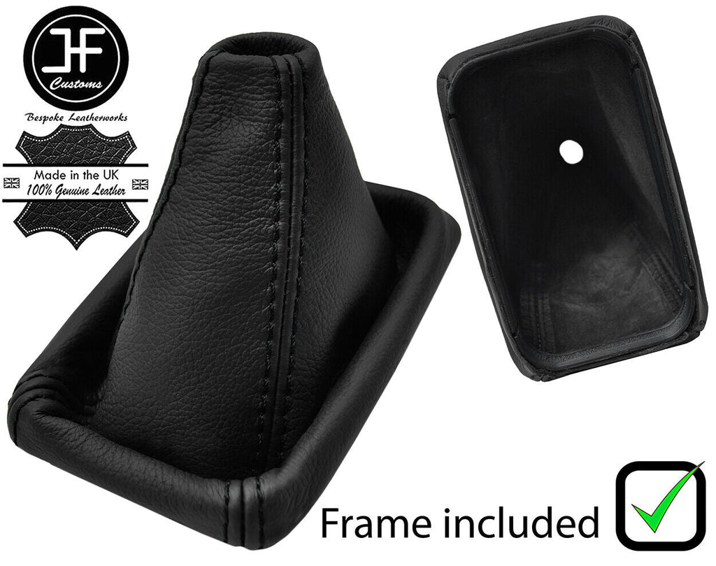 BLACK STITCH LEATHER MANUAL GEAR+PLASTIC FRAME FOR MERCEDES E CLASS W210 95-02