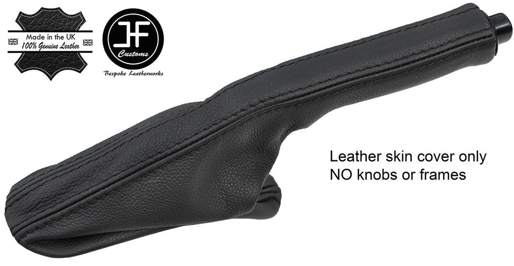 BLACK STITCH LEATHER HANDBRAKE GAITER FOR VW GOLF MK3 JETTA VENTO CABRIO 91-02