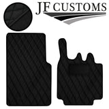 BLACK DIAMOND VINYL 2XTAILORED FLOOR CARPETS FOR SMART FORTWO 450 03-07 JF1